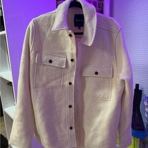 Madewell Boiled 100% Merino Wool Shirt-Jacket NWT
